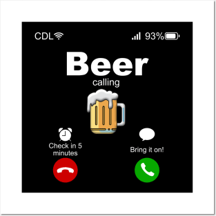 Beer Calling Posters and Art